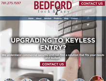 Tablet Screenshot of bedfordlock.com